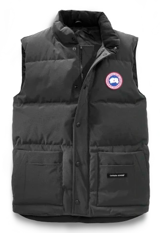 Unlock Wilderness' choice in the Arc'teryx Vs Canada Goose comparison, the Freestyle Crew Vest by Canada Goose