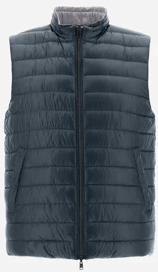 Unlock Wilderness' choice in the Herno Vs Moncler comparison, the Reversible Two-Tone Waistcoat in Nylon Ultralight by Herno