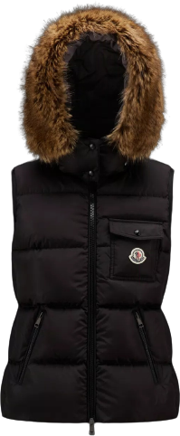 Unlock Wilderness' choice in the Canada Goose Vs Moncler comparison, the Bairon Down Gilet by Moncler