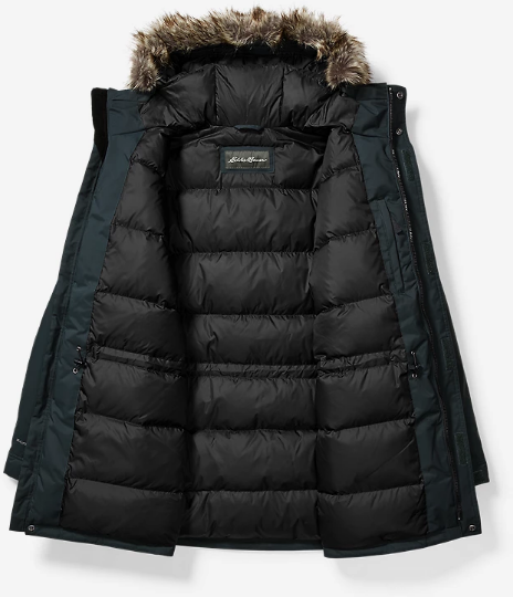 Unlock Wilderness' choice in the Eddie Bauer Vs Canada Goose comparison, the Men's Superior Down Parka by Eddie Bauer