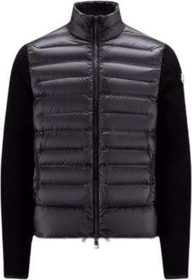 Unlock Wilderness' choice in the Canada Goose Vs Moncler comparison, the Padded Wool Cardigan by Moncler